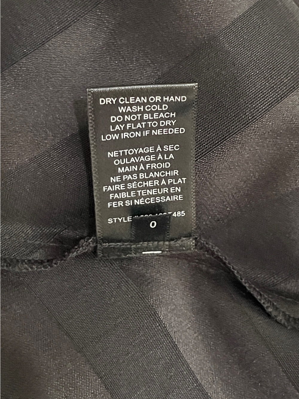 REBECCA TAYLOR Bias Lash Eyelash Tank Black Sleeveless Textured Stripe Tank Top - Picture 5 of 11